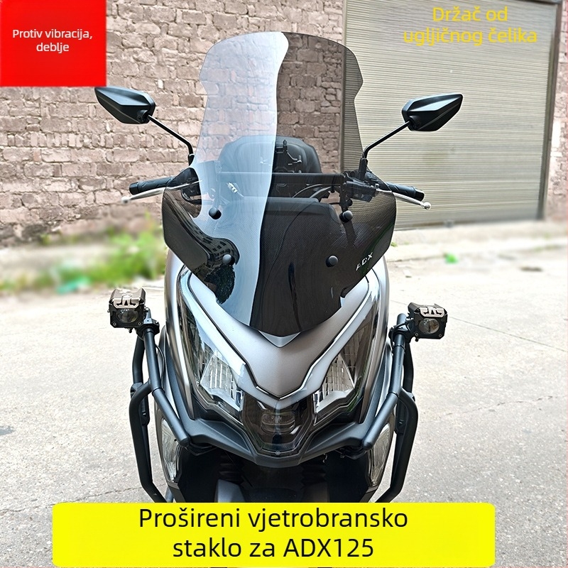 Adx125 Prednje Vjetrobransko Staklo — Motocikl, Protiv Vibracija, Kišni Štit