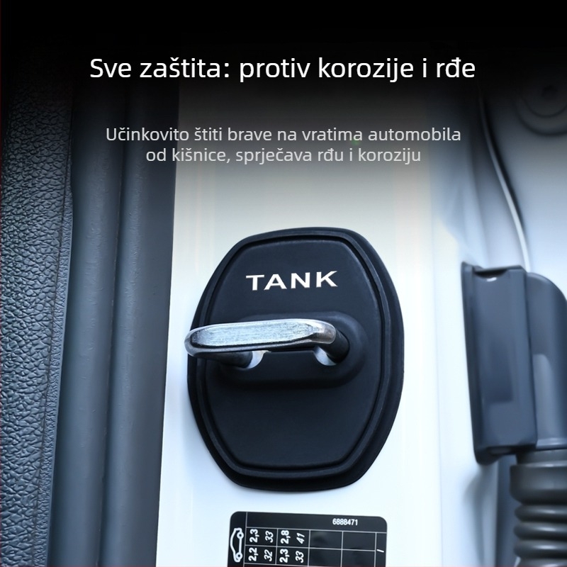 Silikonski pokrov brave za automobil – zaštita od sudara s apsorpcijom udara, marka Kawai Wolf