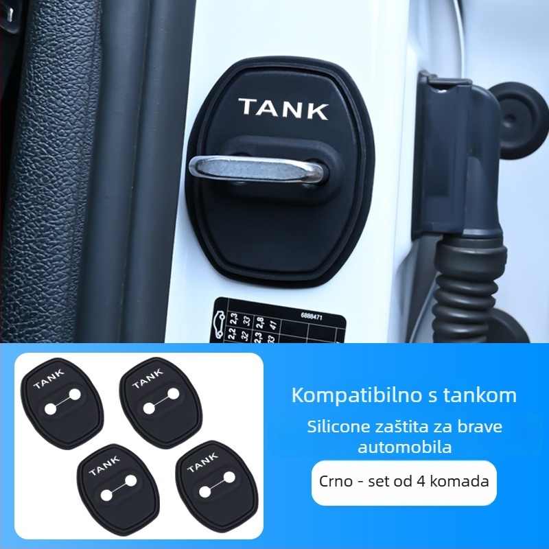 Silikonski pokrov brave za automobil – zaštita od sudara s apsorpcijom udara, marka Kawai Wolf