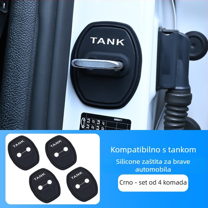 Silikonski pokrov brave za automobil – zaštita od sudara s apsorpcijom udara, marka Kawai Wolf