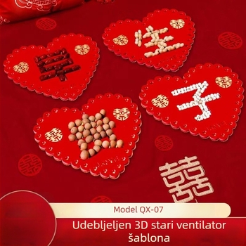 Vjenčana forma za dekoraciju kreveta – Zhengxu papir, poklon za vjenčanje
