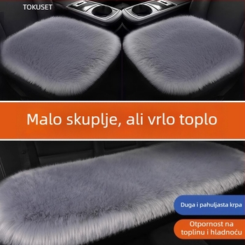 Zimska jastučnica za auto – plišasta poliester površina, punilo Drugo, kompatibilna s privatnom oznakom, mogućnost prilagodbe