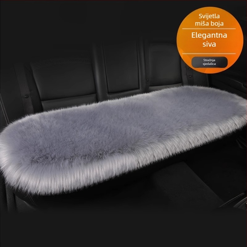 Zimska jastučnica za auto – plišasta poliester površina, punilo Drugo, kompatibilna s privatnom oznakom, mogućnost prilagodbe