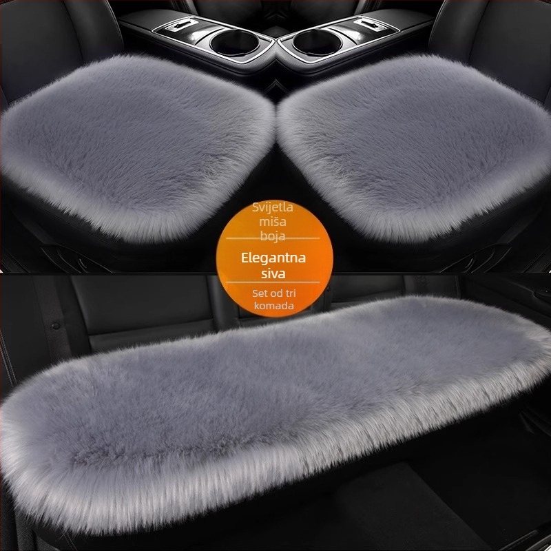 Zimska jastučnica za auto – plišasta poliester površina, punilo Drugo, kompatibilna s privatnom oznakom, mogućnost prilagodbe