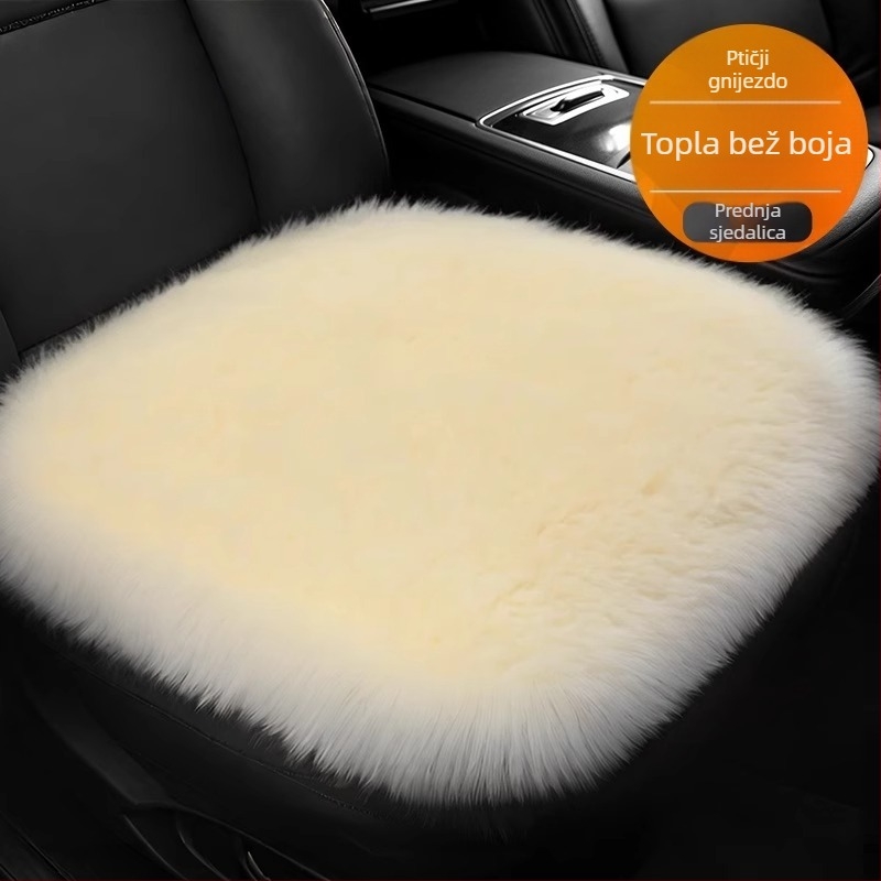 Zimska jastučnica za auto – plišasta poliester površina, punilo Drugo, kompatibilna s privatnom oznakom, mogućnost prilagodbe