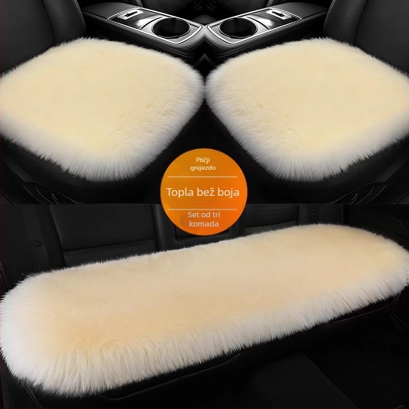 Zimska jastučnica za auto – plišasta poliester površina, punilo Drugo, kompatibilna s privatnom oznakom, mogućnost prilagodbe