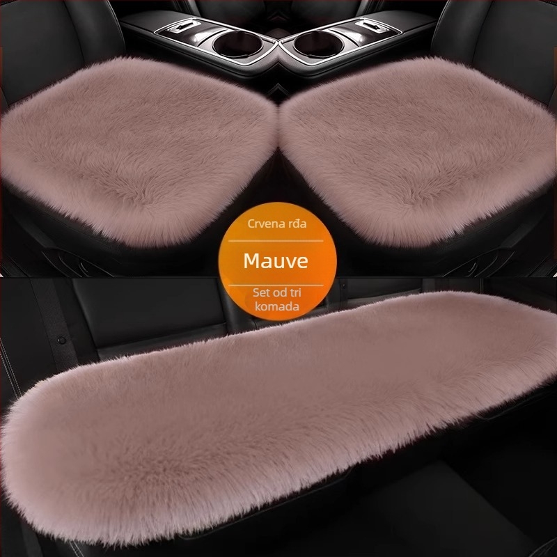 Zimska jastučnica za auto – plišasta poliester površina, punilo Drugo, kompatibilna s privatnom oznakom, mogućnost prilagodbe