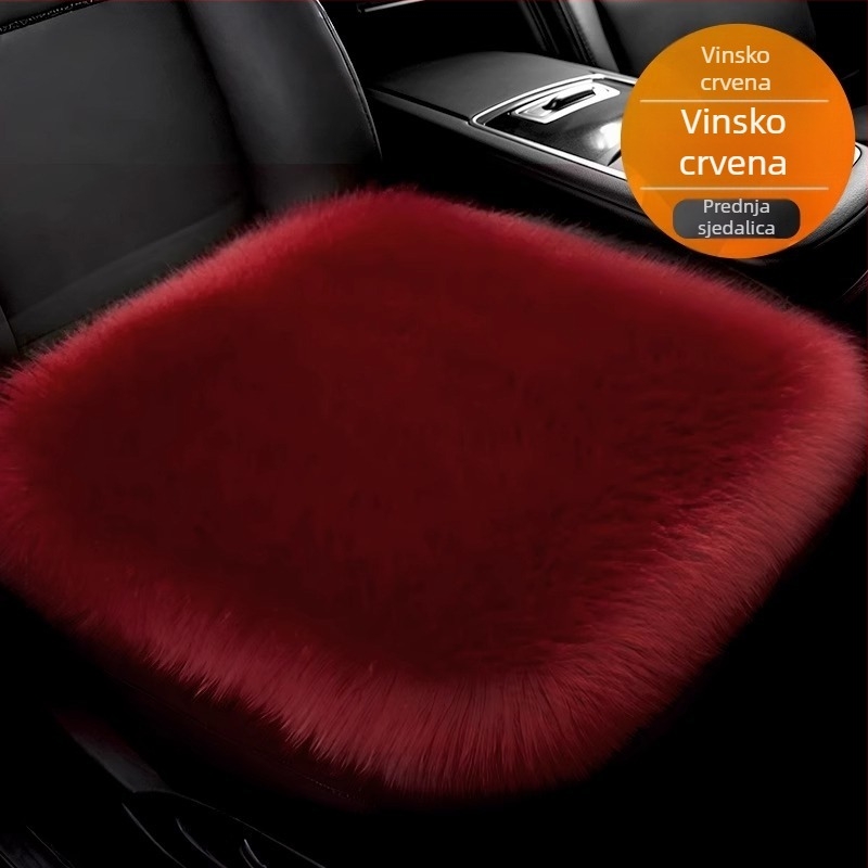 Zimska jastučnica za auto – plišasta poliester površina, punilo Drugo, kompatibilna s privatnom oznakom, mogućnost prilagodbe
