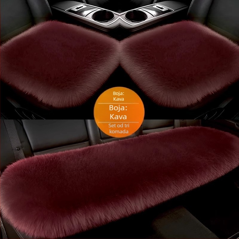 Zimska jastučnica za auto – plišasta poliester površina, punilo Drugo, kompatibilna s privatnom oznakom, mogućnost prilagodbe