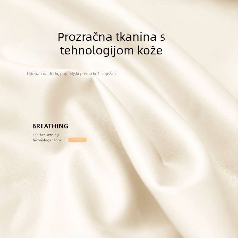 Navlaka za stolicu od PU kože, kvadratnog oblika, mrežasti uzorak, vodootporna, otporna na ogrebotine