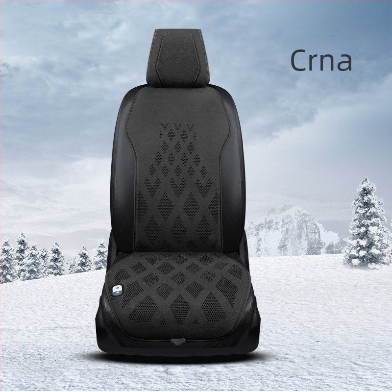 Grafen grijani jastuk za auto, 12V, plišani površinski sloj, punjenje od sintetičkih vlakana