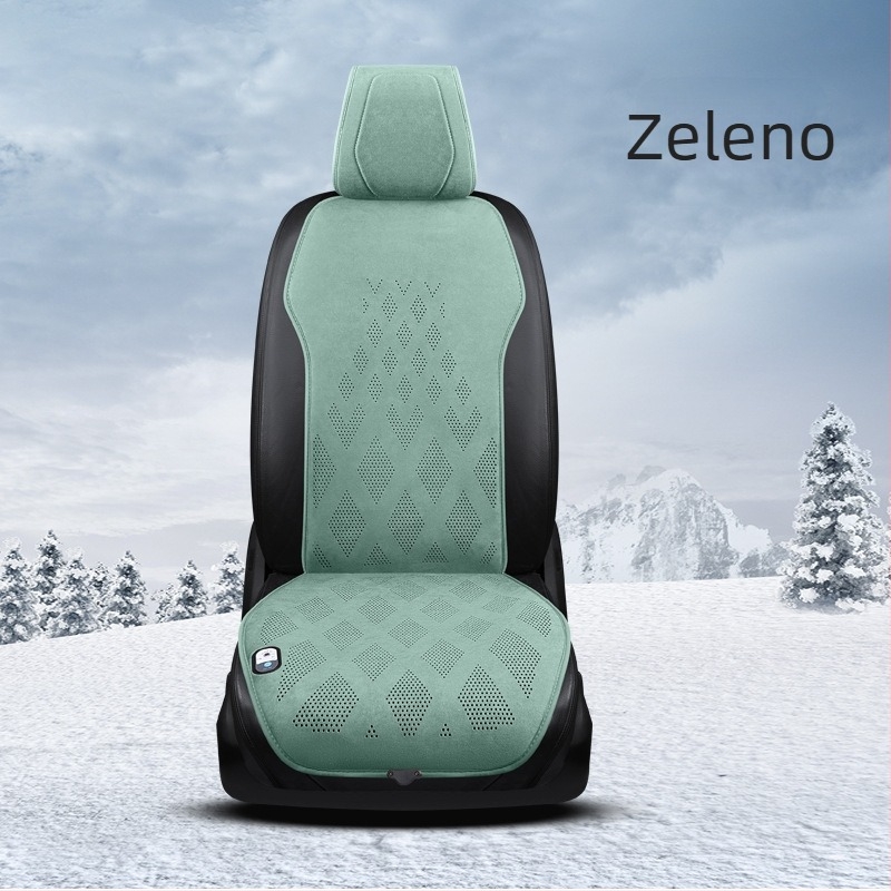 Grafen grijani jastuk za auto, 12V, plišani površinski sloj, punjenje od sintetičkih vlakana