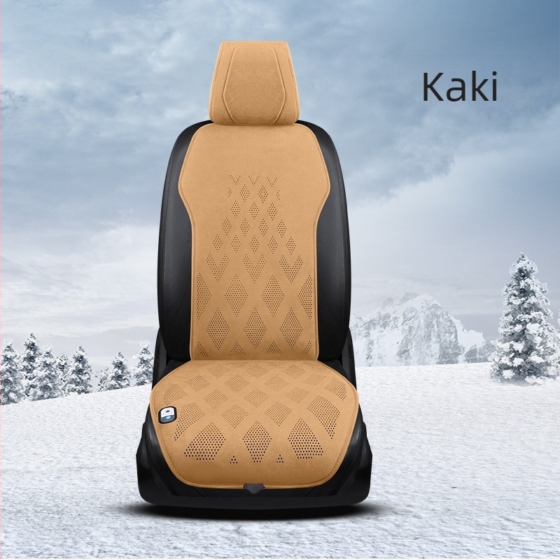 Grafen grijani jastuk za auto, 12V, plišani površinski sloj, punjenje od sintetičkih vlakana