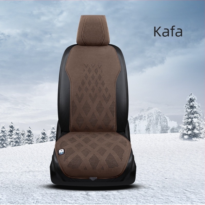 Grafen grijani jastuk za auto, 12V, plišani površinski sloj, punjenje od sintetičkih vlakana