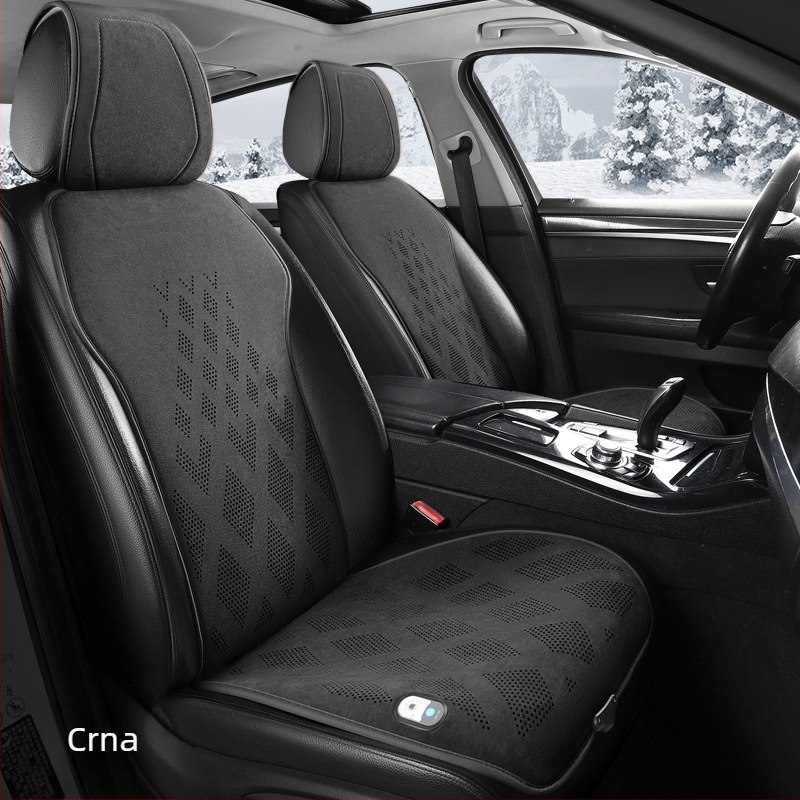 Grafen grijani jastuk za auto, 12V, plišani površinski sloj, punjenje od sintetičkih vlakana