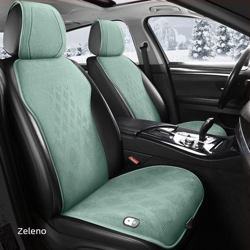 Grafen grijani jastuk za auto, 12V, plišani površinski sloj, punjenje od sintetičkih vlakana