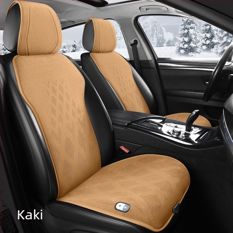 Grafen grijani jastuk za auto, 12V, plišani površinski sloj, punjenje od sintetičkih vlakana