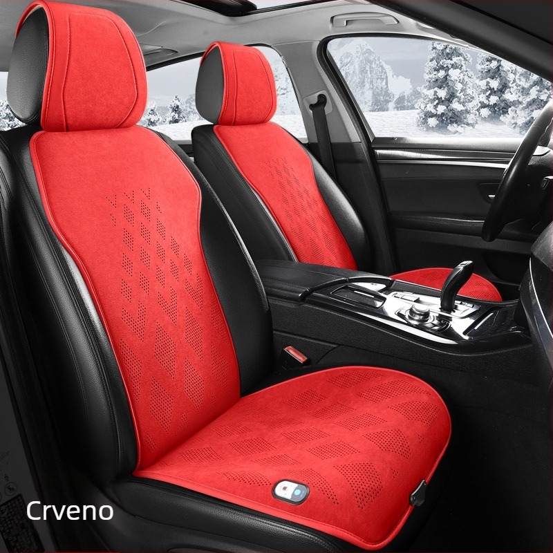 Grafen grijani jastuk za auto, 12V, plišani površinski sloj, punjenje od sintetičkih vlakana