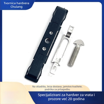 Aluminijski dodatak za jednopunktno zaključavanje za klizna vrata i prozore – europski standard utora, stezna, moderan minimalistički stil