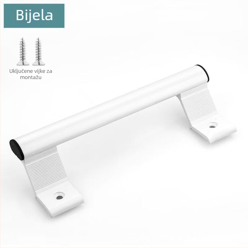 Drška za balkonske klizne vrata od aluminijske legure, za staklena vrata – moderan minimalistički stil, premaz sprejom
