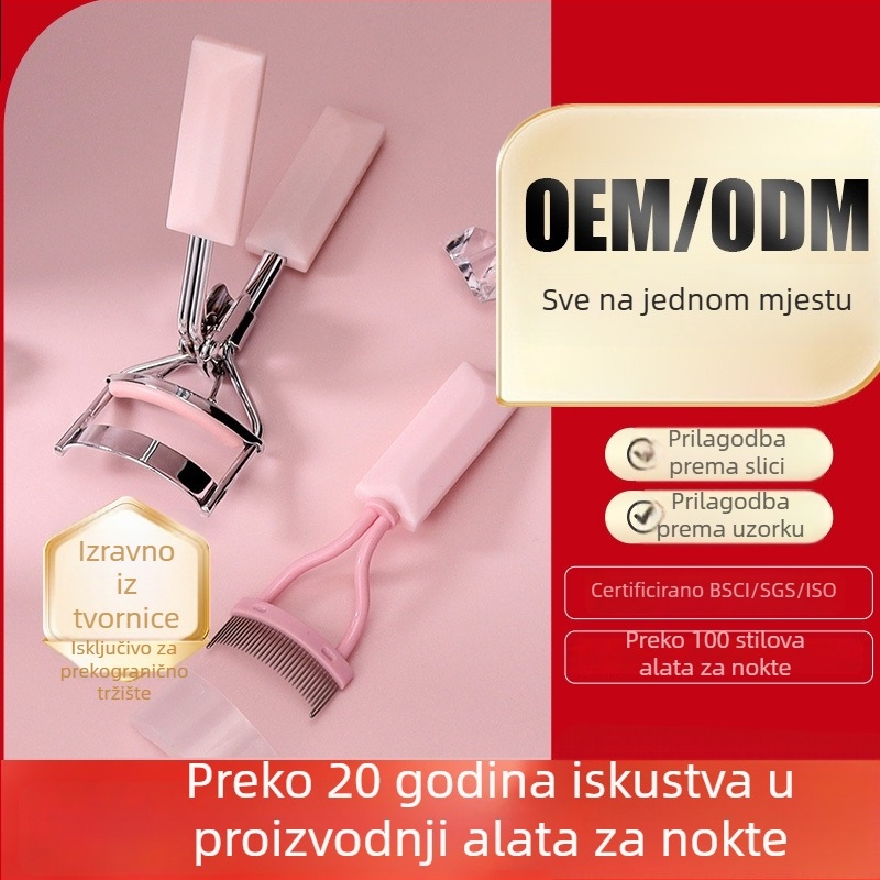 Set za trepavice i češalj za obrve s logom – prijenosni, ručni, neelektrični, OEMs