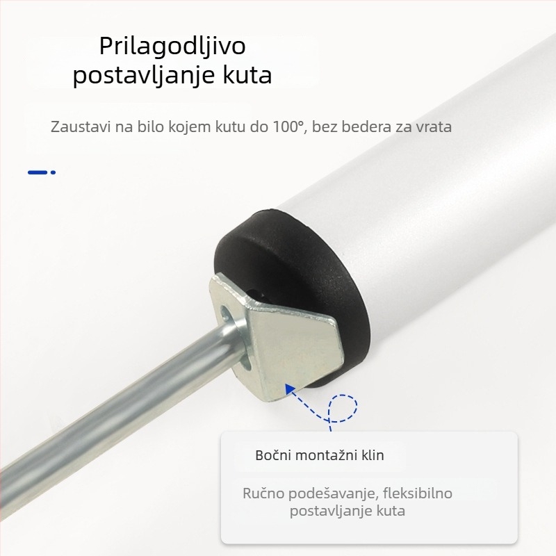 Pneumatski zatvarač vrata; letečki aluminijski spoj; Shenghong; moderan jednostavan stil; pogodan za drvena vrata, vrata za sobe, aluminijska vrata i protupožarna vrata (letečki aluminijski spoj; Shenghong; moderan stil; za drvena vrata, unutarnja vrata, a