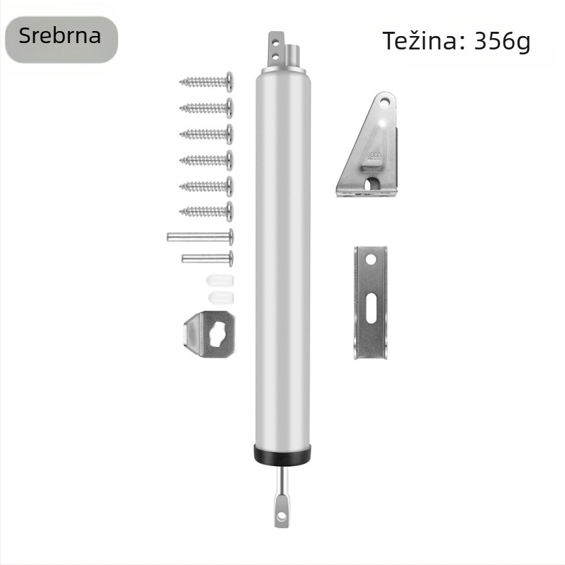 Pneumatski zatvarač vrata; letečki aluminijski spoj; Shenghong; moderan jednostavan stil; pogodan za drvena vrata, vrata za sobe, aluminijska vrata i protupožarna vrata (letečki aluminijski spoj; Shenghong; moderan stil; za drvena vrata, unutarnja vrata, a