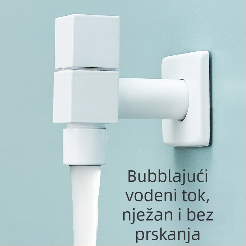 Zidna ugrađena slavina XL8003, bakar, spiralno otvaranje, keramički kartridž ventil, moderni jednostavni stil