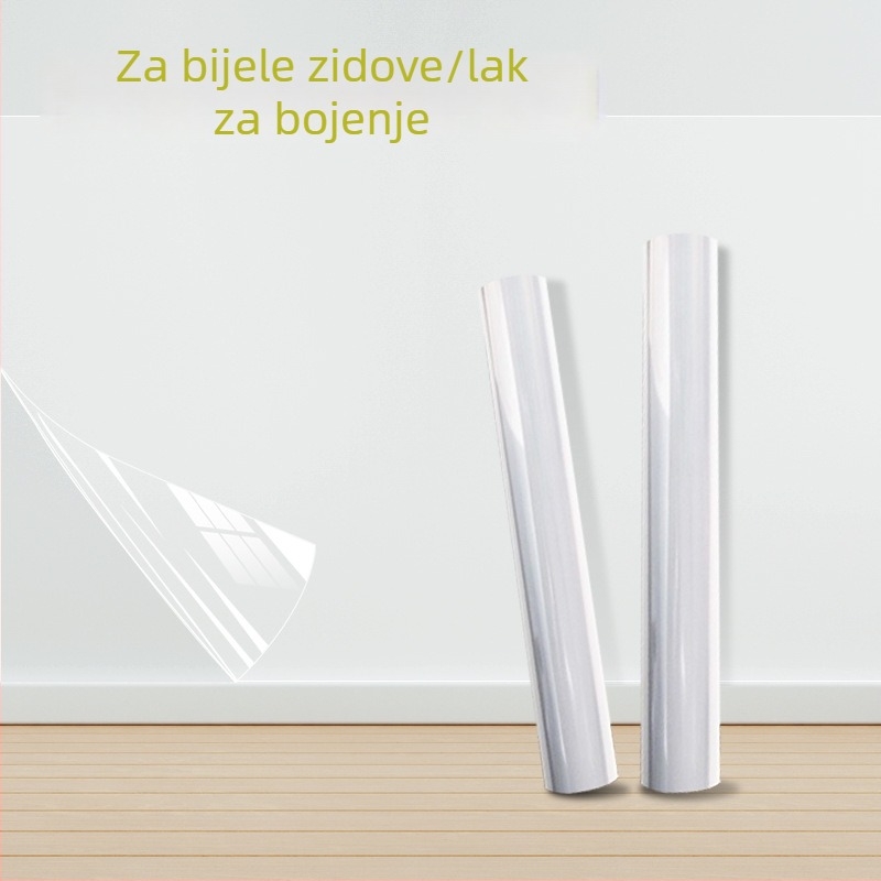 Prozirni zaštitni film za zid, samoljepljiv, vodootporan, otporan na mrlje, ne oštećuje zid, pogodan za dnevni boravak