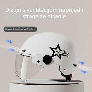 Weiwu kaciga za motocikl ABS materijal, 3C certifikat (2023011105519293), četverosezonska univerzalna, unisex za muškarce, žene i djecu