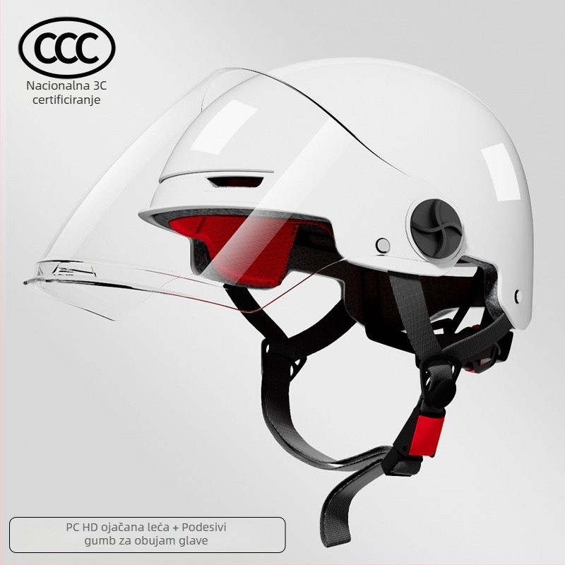 Weiwu kaciga za motocikl ABS materijal, 3C certifikat (2023011105519293), četverosezonska univerzalna, unisex za muškarce, žene i djecu