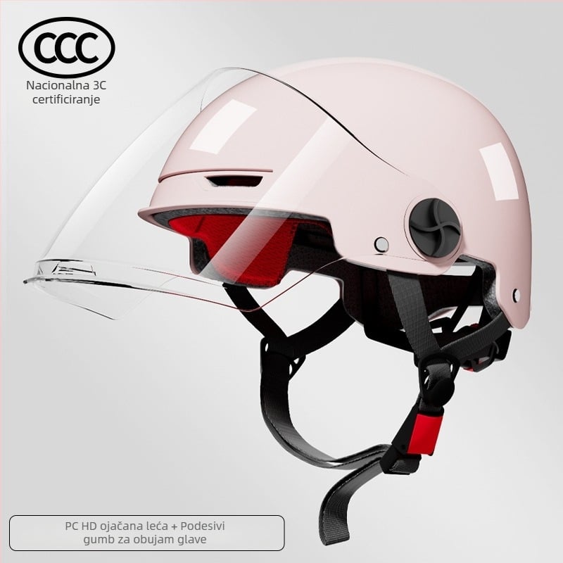 Weiwu kaciga za motocikl ABS materijal, 3C certifikat (2023011105519293), četverosezonska univerzalna, unisex za muškarce, žene i djecu