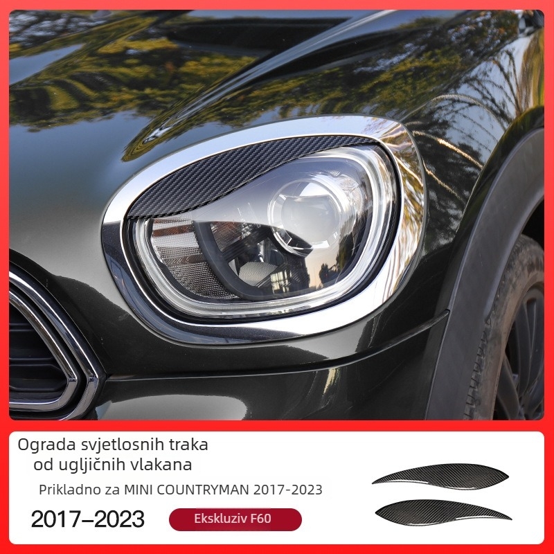 Karbonska maska za svjetla za BMW Mini Cooper – dvostruka modifikacija kapka, broj proizvoda ltao894338939565