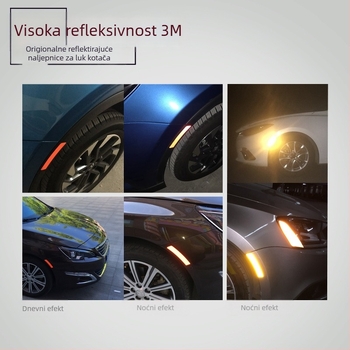 3M Diamond Level 4090 Reflektirajući naljepnica za prednji dio automobila, reflektirajuća traka za blatnik, zaštita od ogrebotina, radna temperatura -20°C do 50°C