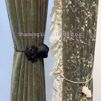 Dodatak za zavjese – vezica od sintetičkih vlakana, moderni minimalistički stil, bez privatne marke