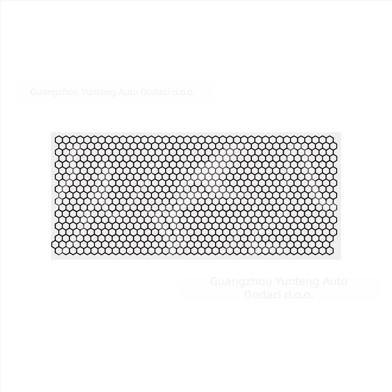 Yunteng Naljepnica za bočno staklo automobila, K-676, heksagonalni uzorak mednih ćelija s izrezom, samoljepljiva