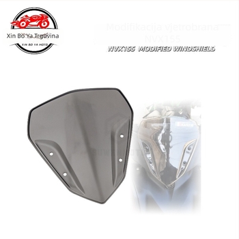 WD-01 prednje vjetrobransko staklo za motocikl Yamaha NVX155/AEROX155 — PC materijal, zaštita od sunca, otporno na ogrebotine, bez odsjaja