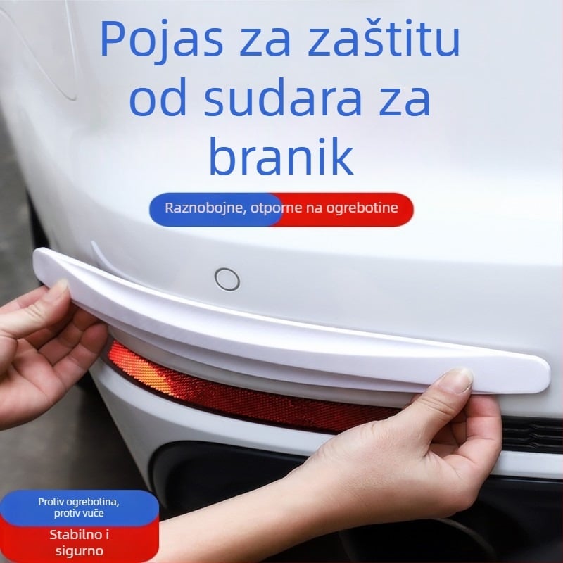 Univerzalna PVC traka za zaštitu prednjeg i stražnjeg branika, zaštita od ogrebotina, karbonski uzorak