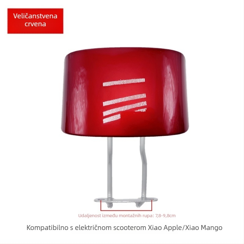 Stražnji naslon za električni skuter s repnim krilom, kompatibilan GM6 — Materijal: Drugo; Marka: Drugo; Šifra proizvoda: 101p9fj; Stil: Drugo