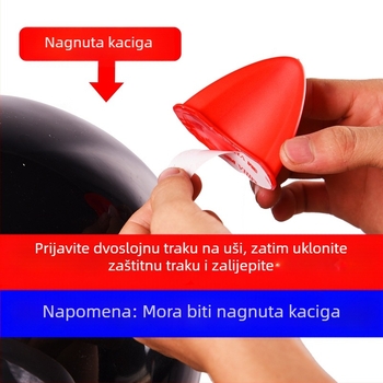 Dodatak kacigi: mačje uši, TPU, univerzalno, marka Supermoto