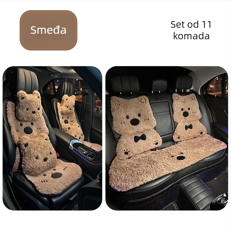 Podložak za sjedalicu automobila zimska verzija s grijanjem, crtani stil, punilo od sintetičkih vlakana, marka Yadingni