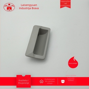 LS712 Plastična ručka za ladicu, ABS materijal, elektroplatirano završno obloženje (Model LS712, Materijal: ABS, Površina: Elektroplatiranje, Namjena: Ladica)
