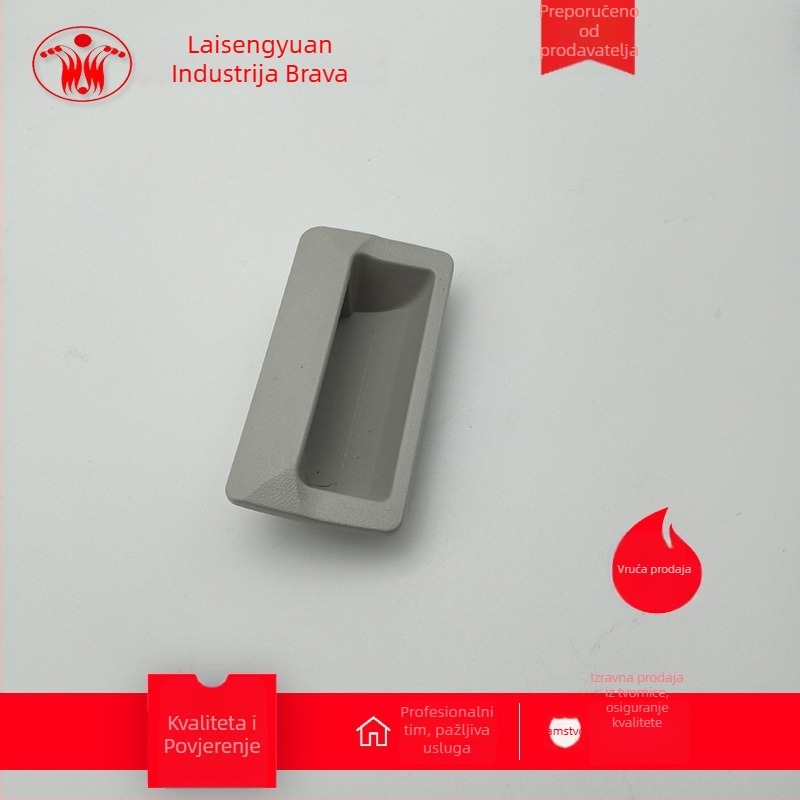 LS712 Plastična ručka za ladicu, ABS materijal, elektroplatirano završno obloženje (Model LS712, Materijal: ABS, Površina: Elektroplatiranje, Namjena: Ladica)