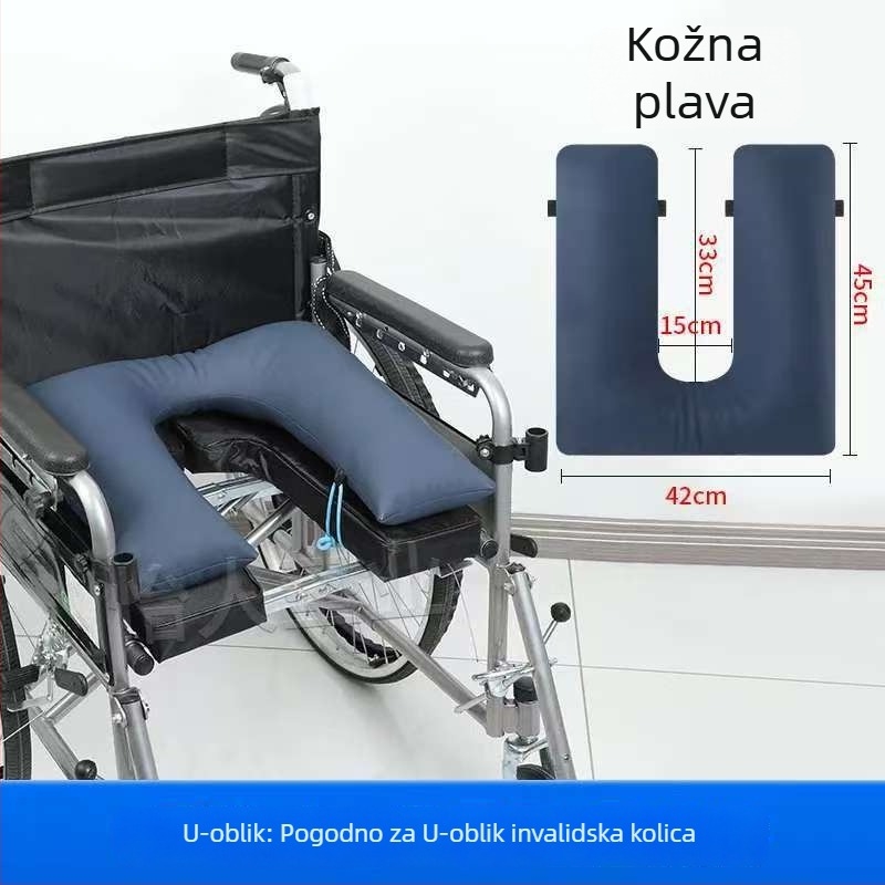 Jastuk za toaletnu stolicu – debeli mekani jastuk za starije osobe i trudnice, pliš, punjenje od bisernog pamuka