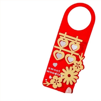 Viseći pendan za vrata za svadbu s motivom sreće | materijal: flokirano platno • pakiranje: OPP vrećica • marka: Ruixiang paper cutting • namjena: svadba • kategorija: Ostale svadbene potrepštine
