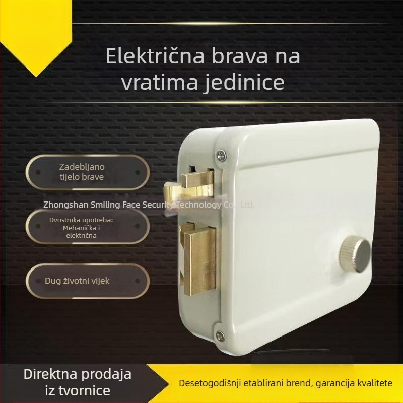 1073 Elektronička brava za vrata s kontrolom pristupa i video interkomom