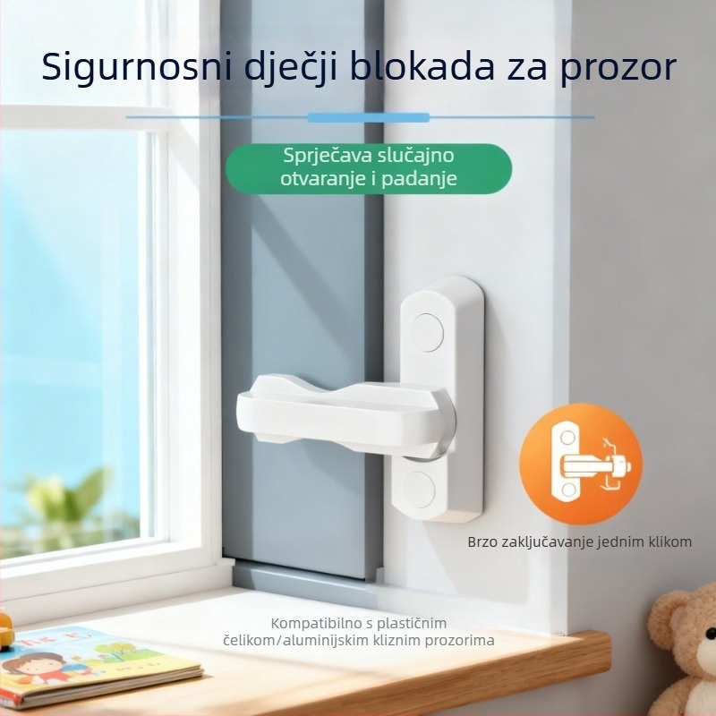 Brava za prozor s tipom T (Materijal: plast, aluminijska legura; Marka: Friendly; Stil: moderni minimalist)
