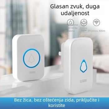 Bežični zvono za vrata, daljinsko upravljanje (Model Hz-6826, Kod proizvoda 6826, 220V)