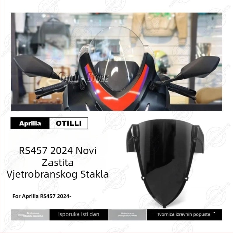 Otilli prednje vjetrobransko staklo za Aprilia RS457 2024-
