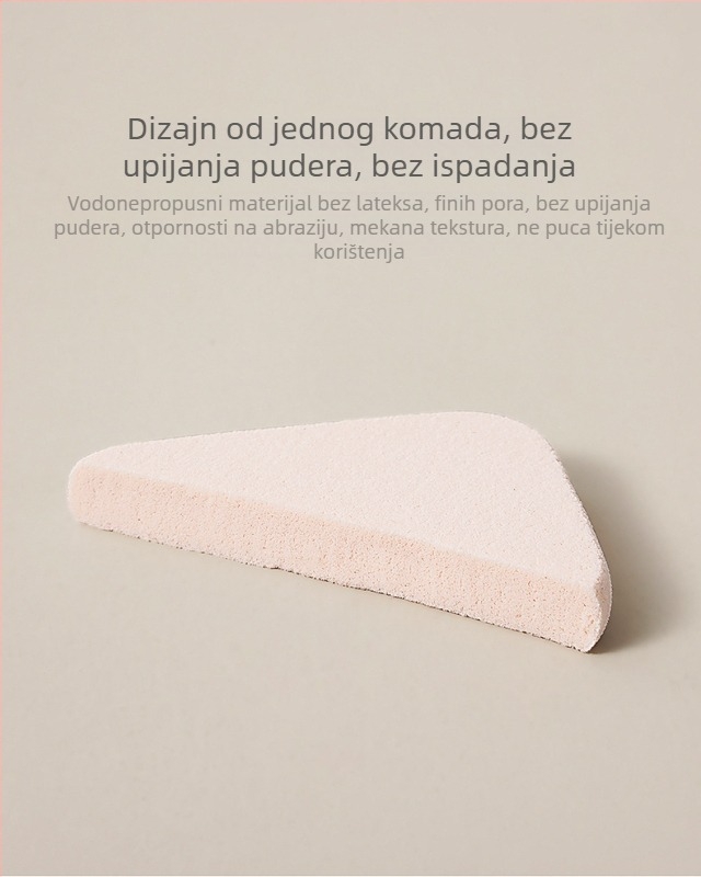 Today's Escape Vlažni puff, SBR, kružni, 2 komada — koži prijateljski, elastičan, dvostruko upotrebljiv alat za šminkanje u studiju